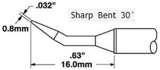 Solder Tip, Smart Heat PowerTips, STTC-540Metcal  